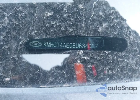 2014 Hyundai Accent Gls from USA, damaged, VIN KMHCT4AE0EU634037